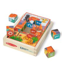 Cube Puzzle Melissa & Doug National Parks Alphabet, 24 unidades