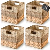 Cube Storage Bins Chi An Home, conjunto de 4 em vime de 11 polegadas