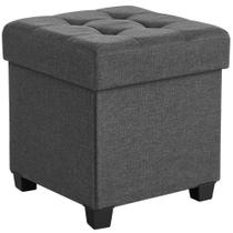 Cube Storage Ottoman SONGMICS cinza escuro ULSF14GYZ 37L