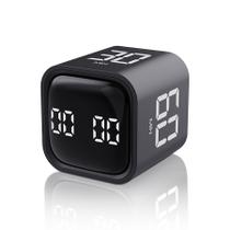 Cube Timer VEWINGL Rotation 5/10/30/60 minutos F4 preto Cube Timer VEWINGL Rotation 5/10/30/60 minutos F4 preto