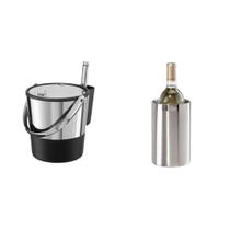 Cubeta de Hielo y Enfriador de Vino Oggi Aislados de Acero Inoxidable Cubeta de Hielo y Enfriador de Vino Oggi Aislados de Acero Inoxidable