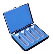 Cubeta De Vidro ótico Com Tampa, 1 peça Caminho Ótico 10mm Volume 3,5 mL para espectrofotômetro Cubeta De Vidro ótico Com Tampa, 1 peça Caminho Ótico 10mm Volume 3,5 mL para espectrofotômetro