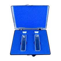 Cubeta Vidro Optico Para Espectrofotômetro 10mm 3,5ml C/2un