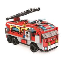 Cubic City Bombeiro Brigada de Incêndio 12 em 1 Caminhão de Resgate 558 peças Compatível Outros Blocos de Montar Cubic City Bombeiro Brigada de Incêndio 12 em 1 Caminhão de Resgate 558 peças Compatível Outros Blocos de Montar