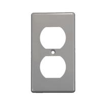 Cubierta de Caja Dúplex Cantex para Placa de Pared Gris 11x6x1 cm