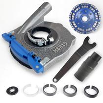 Cubierta de poeira de moagem de alumínio HERZO 125MM para rebarbadora com rebolo de 125MM