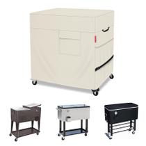 Cubierta Impermeable para Carrito de Enfriador Porch Shield 80-100 Qt Color Beige Claro