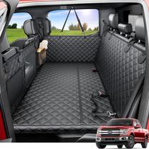 Cubierta para asiento de camioneta para perro REEVAA, tipo hamaca impermeable con base rígida Cubierta para asiento de camioneta para perro REEVAA, tipo hamaca impermeable con base rígida