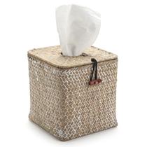 Cubierta para Caja de Pañuelos de Hierba Marina DECRAFTS 14x14x14 cm Blanco Lavado Cubierta para Caja de Pañuelos de Hierba Marina DECRAFTS 14x14x14 cm Blanco Lavado