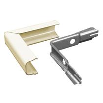 Cubierta para Gestión de Cables C2G B-8 Canaleta Metálica Codo Exterior Marfil