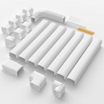 Cubierta para línea de aire acondicionado mini split Cestluck 10 cm x 8 m impermeable