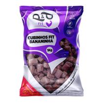 Cubinhos Fit P&P Bananinha Cremosa 1Kg - P&P Cubinhos Fit P&P Bananinha Cremosa 1Kg - P&P