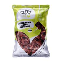 Cubinhos Fit P&P Coco, Castanha de Caju com Cacau 250g - P&P