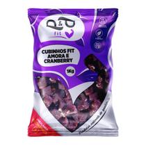 Cubinhos Fit P&P Tâmara Amora e Canberry 1Kg - P&P