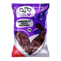Cubinhos Fit P&P Tâmara Coco Castanha de Caju e Cacau 1Kg - P&P