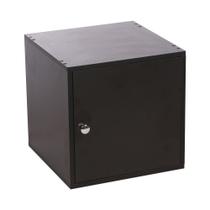 Cubo 40 Preto Com Porta Cubo 40 Preto Com Porta