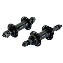 Cubo aço dianteiro e traseiro esferado preto 3/8x180MM com espaçador 36 furos Cubo aço dianteiro e traseiro esferado preto 3/8x180MM com espaçador 36 furos