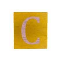 Cubo Amarelo Letra Rosa Bebê Festa Chá de Bebê Decoração 8x8x8 Cm Mdf Madeira Cubo Amarelo Letra Rosa Bebê Festa Chá de Bebê Decoração 8x8x8 Cm Mdf Madeira