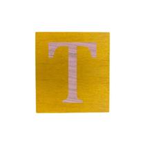 Cubo Amarelo Letra Rosa Bebê Festa Chá de Bebê Decoração 8x8x8 Cm Mdf Madeira Cubo Amarelo Letra Rosa Bebê Festa Chá de Bebê Decoração 8x8x8 Cm Mdf Madeira