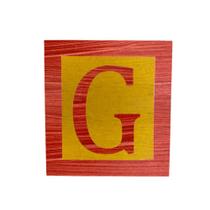 Cubo Amarelo Letra Vermelho com Aplique Festa Chá de Bebê Decoração 8x8x8 Cm Mdf Madeira Cubo Amarelo Letra Vermelho com Aplique Festa Chá de Bebê Decoração 8x8x8 Cm Mdf Madeira