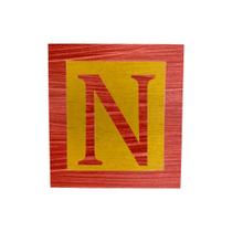 Cubo Amarelo Letra Vermelho com Aplique Festa Chá de Bebê Decoração 8x8x8 Cm Mdf Madeira Cubo Amarelo Letra Vermelho com Aplique Festa Chá de Bebê Decoração 8x8x8 Cm Mdf Madeira