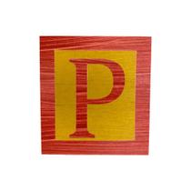 Cubo Amarelo Letra Vermelho com Aplique Festa Chá de Bebê Decoração 8x8x8 Cm Mdf Madeira Cubo Amarelo Letra Vermelho com Aplique Festa Chá de Bebê Decoração 8x8x8 Cm Mdf Madeira