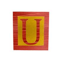 Cubo Amarelo Letra Vermelho com Aplique Festa Chá de Bebê Decoração 8x8x8 Cm Mdf Madeira Cubo Amarelo Letra Vermelho com Aplique Festa Chá de Bebê Decoração 8x8x8 Cm Mdf Madeira