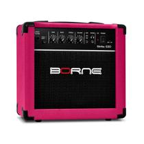 Cubo Amplificador de Guitarra Borne Strike G30 Rosa