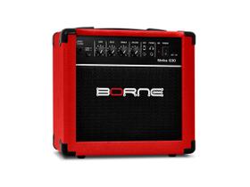 Cubo Amplificador Guitarra BORNE Strike G30 Vermelho