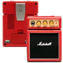 Cubo Amplificador para Guitarra Marshall Ms-2r-e Mini Vermelho