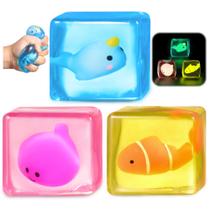 Cubo Antiestresse Meijoy Brilha no Escuro Brinquedo Sensorial 5,5 cm Cubo Antiestresse Meijoy Brilha no Escuro Brinquedo Sensorial 5,5 cm