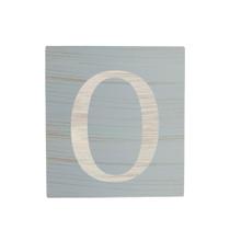 Cubo Azul Bebê Letra Branca Festa Chá de Bebê Decoração 8x8x8 Cm Mdf Madeira