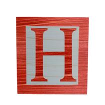 Cubo Azul Letra Vermelha com Aplique Festa Chá de Bebê Decoração 8x8x8 Cm Mdf Madeira Cubo Azul Letra Vermelha com Aplique Festa Chá de Bebê Decoração 8x8x8 Cm Mdf Madeira