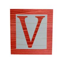 Cubo Azul Letra Vermelha com Aplique Festa Chá de Bebê Decoração 8x8x8 Cm Mdf Madeira Cubo Azul Letra Vermelha com Aplique Festa Chá de Bebê Decoração 8x8x8 Cm Mdf Madeira