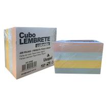 Cubo Bloco de Papel Lembrete Usapel com 4 Cores Cubo Bloco de Papel Lembrete Usapel com 4 Cores