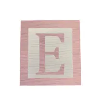 Cubo Branco Letra Rosa Bebê com Aplique Festa Chá de Bebê Decoração 8x8x8 Cm Mdf Madeira Cubo Branco Letra Rosa Bebê com Aplique Festa Chá de Bebê Decoração 8x8x8 Cm Mdf Madeira