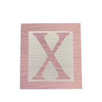 Cubo Branco Letra Rosa Bebê com Aplique Festa Chá de Bebê Decoração 8x8x8 Cm Mdf Madeira Cubo Branco Letra Rosa Bebê com Aplique Festa Chá de Bebê Decoração 8x8x8 Cm Mdf Madeira