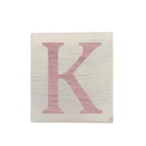 Cubo Branco Letra Rosa Bebê Festa Chá de Bebê Decoração 8x8x8 Cm Mdf Madeira Cubo Branco Letra Rosa Bebê Festa Chá de Bebê Decoração 8x8x8 Cm Mdf Madeira