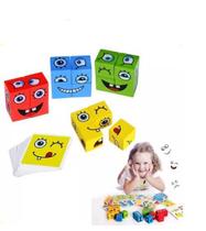 Cubo Das Emoções Brinquedo Educativo Estimula A Criatividade - Topmixshop