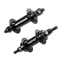 Cubo de Aço Preto Rosca 36 furos freio V-brake Cubo de Aço Preto Rosca 36 furos freio V-brake