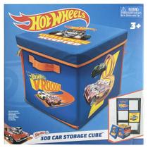 Cubo de armazenamento de carro Hot Wheels Tara Toy ZipBin 300 crianças a partir de 3 anos