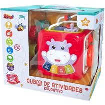 Cubo de atividades 6 em 1 com som e luz zoop