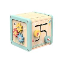 Cubo De Atividades Bebê 1ano Madeira Montessori Tooky Toy