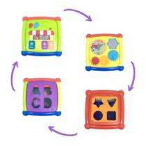 Cubo de Atividades Didáticas - Interativo - 11 Blocos - Multikids Baby Cubo de Atividades Didáticas - Interativo - 11 Blocos - Multikids Baby