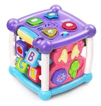 Cubo de Atividades VTech Busy Learners Roxo - Para Crianças de 6 Meses a 3 Anos