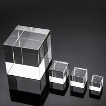 Cubo De Cristal K9 Transparente De 30mm, Bloco Decorativo Para Decoração De Casa E Escritório