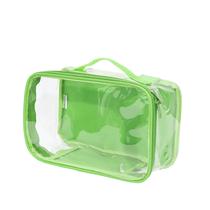 Cubo de embalagem de viagem EZpacking Clearview Green com alça