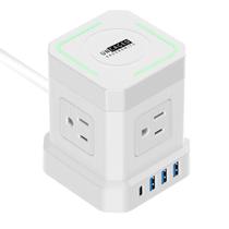 Cubo de Energia Sem Fio Ergonômico com USB - Sem Gaiola