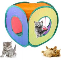 Cubo De Gato Rolante Aberto Tunel Interativo Pet Retratil tunel Cubo De Gato Rolante Aberto Tunel Interativo Pet Retratil tunel
