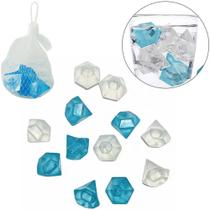 Cubo de gelo ecologico diamante colors com 10 pecas 3,5cm na rede - Cosy